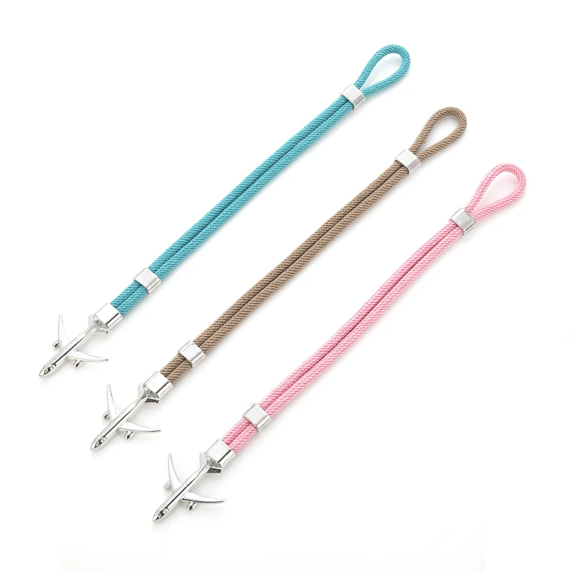 Модный самолет якорь браслеты для мужчин с подвесками веревочная цепь Паракорд