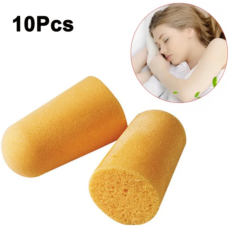 Мягкие звуконепроницаемые ушные вкладыши из полиуретана пенопластовые для сна