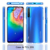air cushion case for tcl 20s 20 20l 5g case tpu bumper with back shockproof hard clear cover for tcl 20 pro tcl20 tcl20s 20pro