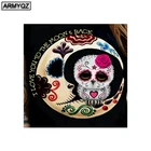 Алмазная 5D картина с черепом, Набор для вышивки крестиком сделай сам, мозаика, домашний декор, ремесло, Семейные развлечения