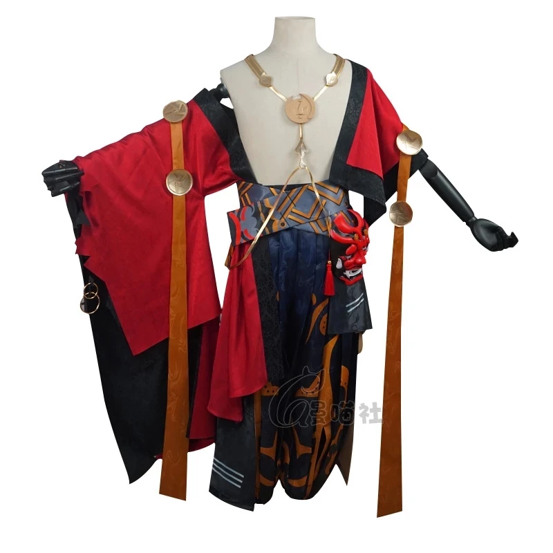 COS-HoHo аниме Onmyoji Asura SSR возврат демонов перед пробуждением игровой костюм униформа