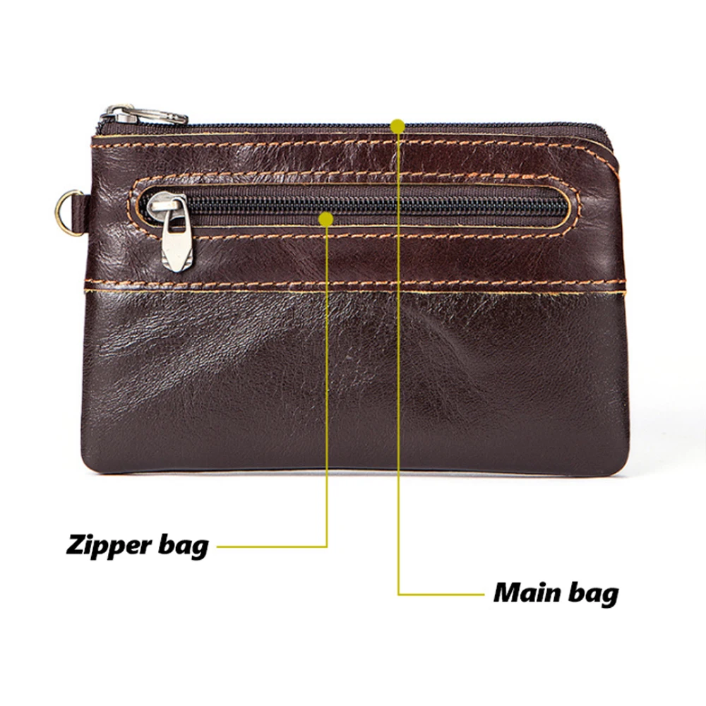 Женский мини-кошелек однотонный кошелек прочные тонкие кошельки из натуральной