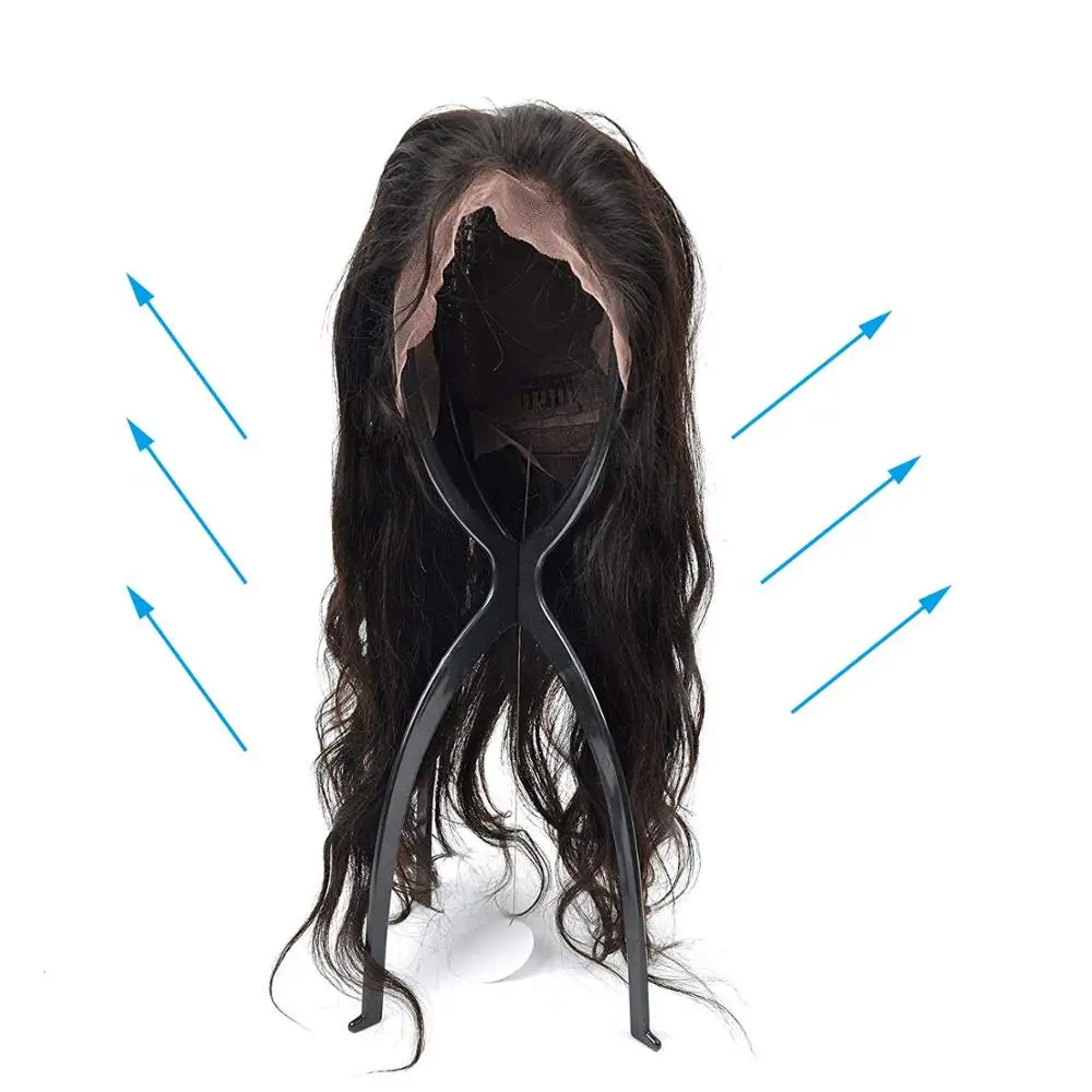 (2 шт.) Очень высокая упакованная портативная пластиковая подставка для париков