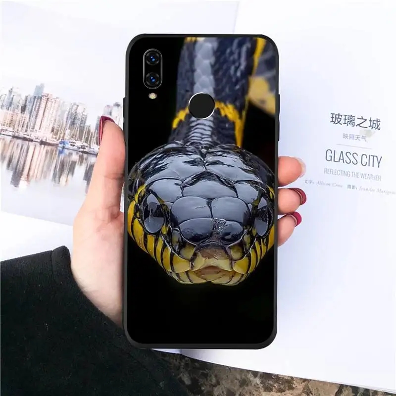 

Snake cool animal Phone Case For Huawei honor Mate P 10 20 30 40 Pro 10i 9 10 20 8 x Lite Luxury brand shell funda coque