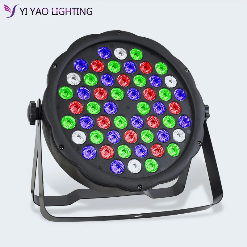 Светодиодный фонарь 54x3 Вт 8CH RGBW PAR 64 DMX512 диджейская сценическая вечеринка шоу дня