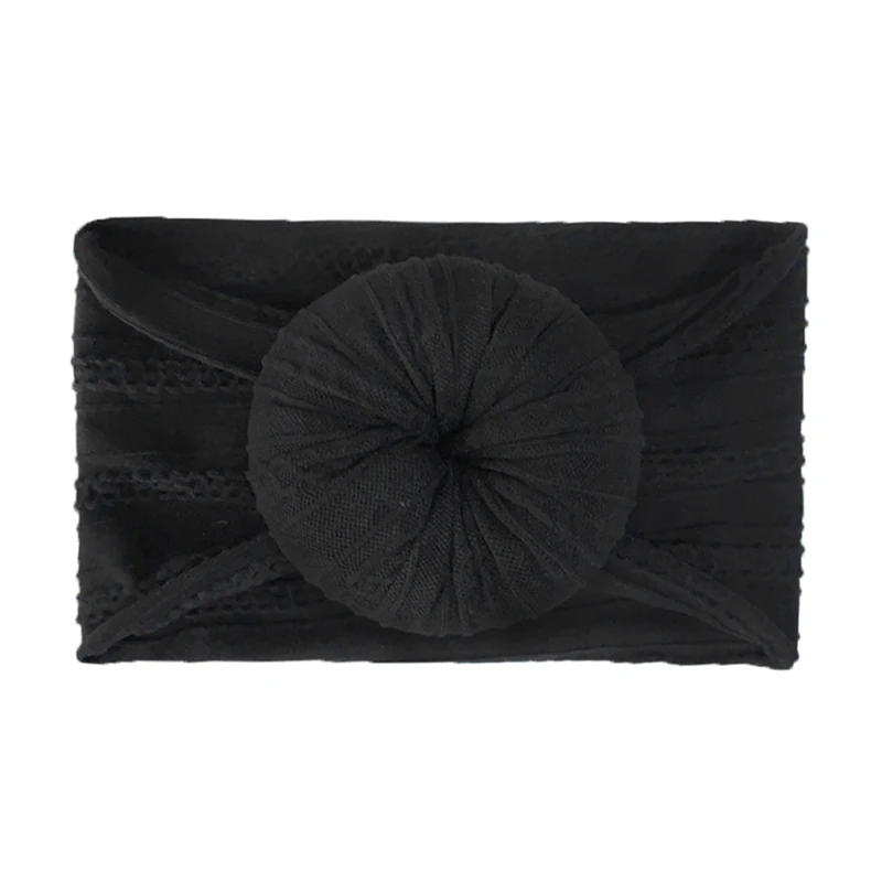 Пончики узел аксессуары для волос Детская повязка на голову широкие головные