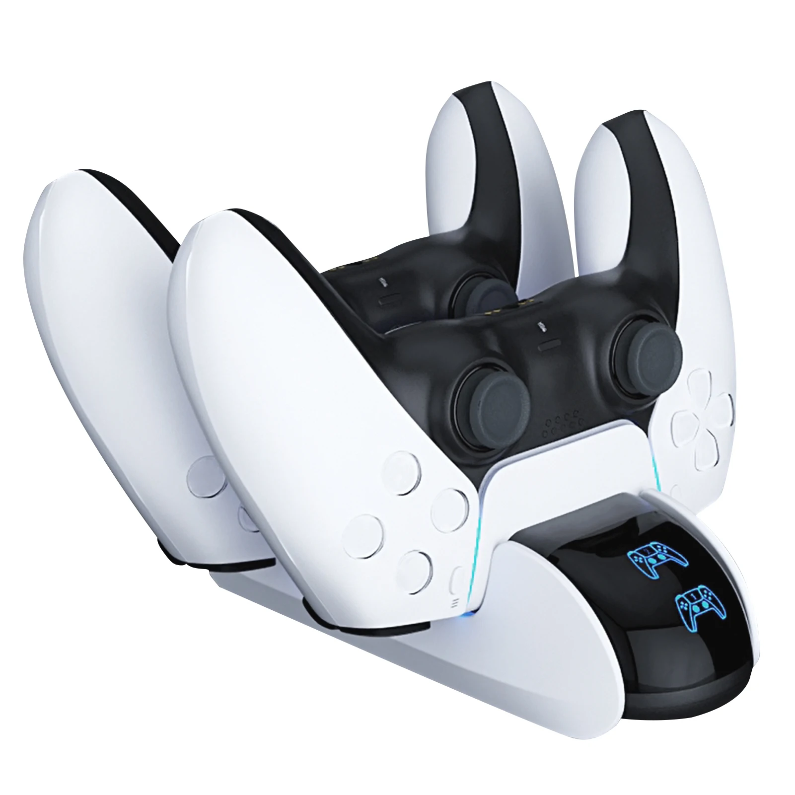 Быстро Зарядное устройство двойной зарядки док станции для станция Playstation 5 PS5