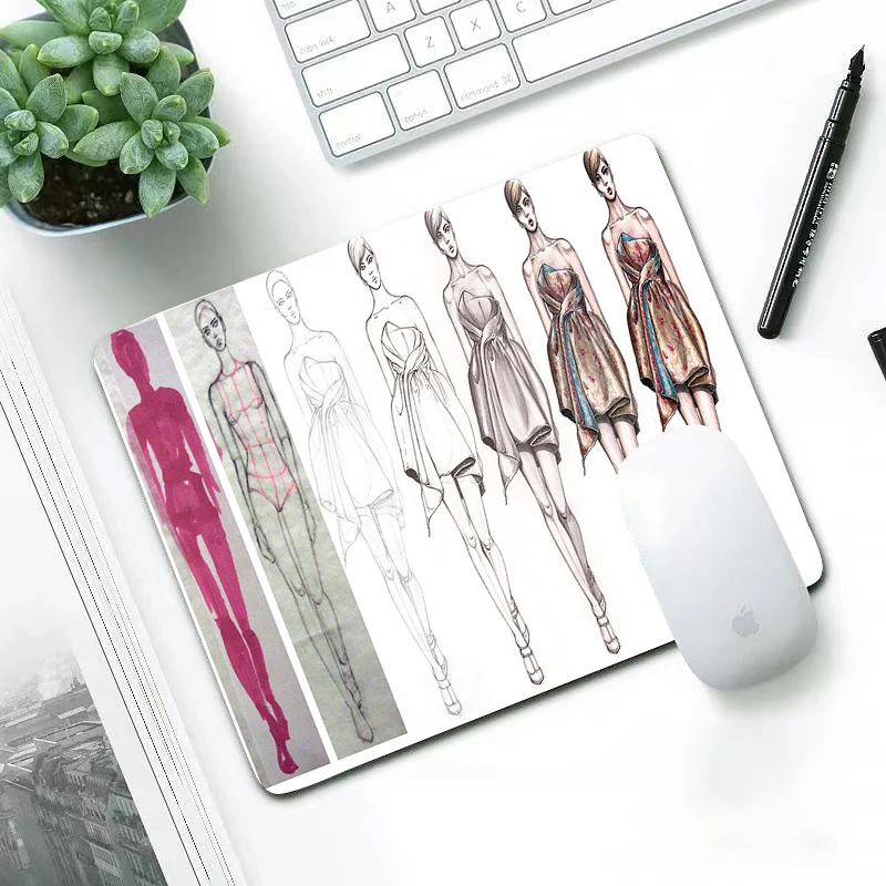 

Characterization Small Gaming Mouse Pad 180x220/250X290mm Mousepad Gamer Computer Desk Mat Pad Gamer Mouse Mat for PC