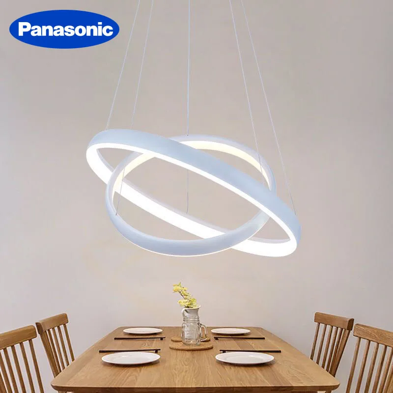 

Круглая светодиодная Подвесная лампа Panasonic, современный длинный светильник для ресторана, спальни, гостиной, кухни, креативсветильник ильн...