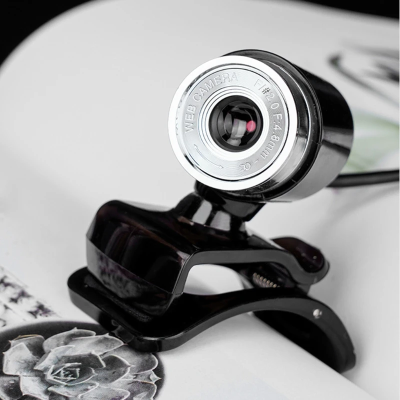 

720P USB Webcam Built-in Microphone Computer Live Broadcast Web Camera Office Video Conference Laptop Clamp Cam