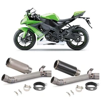 motorcycle modification 16 18 for kawasaki zx10r mid stage titanium alloy year zx6r modified titanium alloy exhaust pipe set