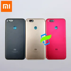 original battery back cover for xiaomi mi a1 5x mia1 back housing rear door case for mi 5x power volume buttonscamera lens free global shipping