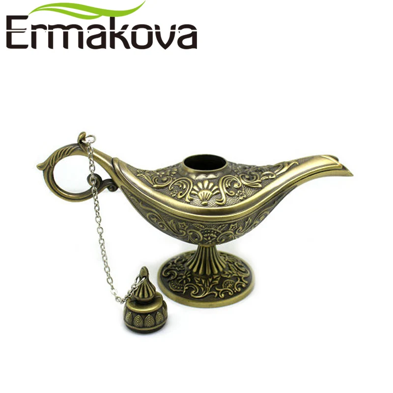 ERMAKOVA 12 см Мини Классический Редкие Легенда Genie волшебный Джинн лампа курильницы