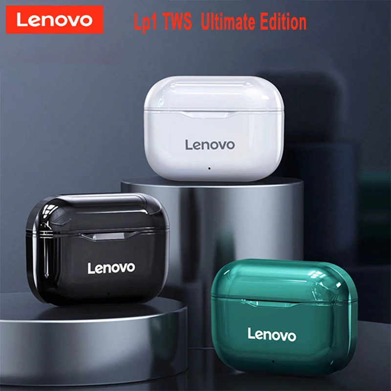Lenovo LP1 TWS Bluetooth наушники беспроводная гарнитура стерео бас HIFI Звук сенсорное