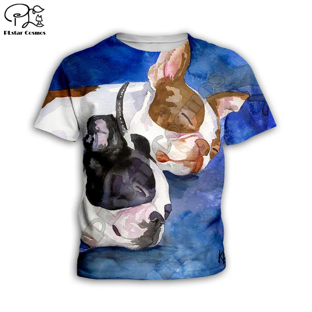 Детские толстовки с 3D рисунком французского бульдога Детская осенняя Толстовка