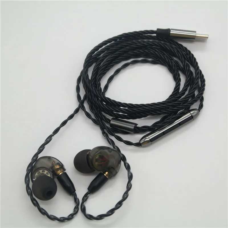 Аудиокабель MMCX к USB Type C кабель для наушников Shure SE215 SE315 SE425 SE535 UE900 Westone