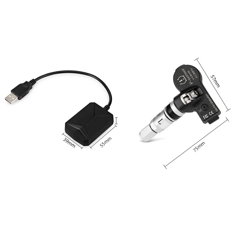 USB TPMS Built-in Tire Pressure Monitor Android Navigation Monitoring Alarm System Wireless Transmission | Автомобили и мотоциклы