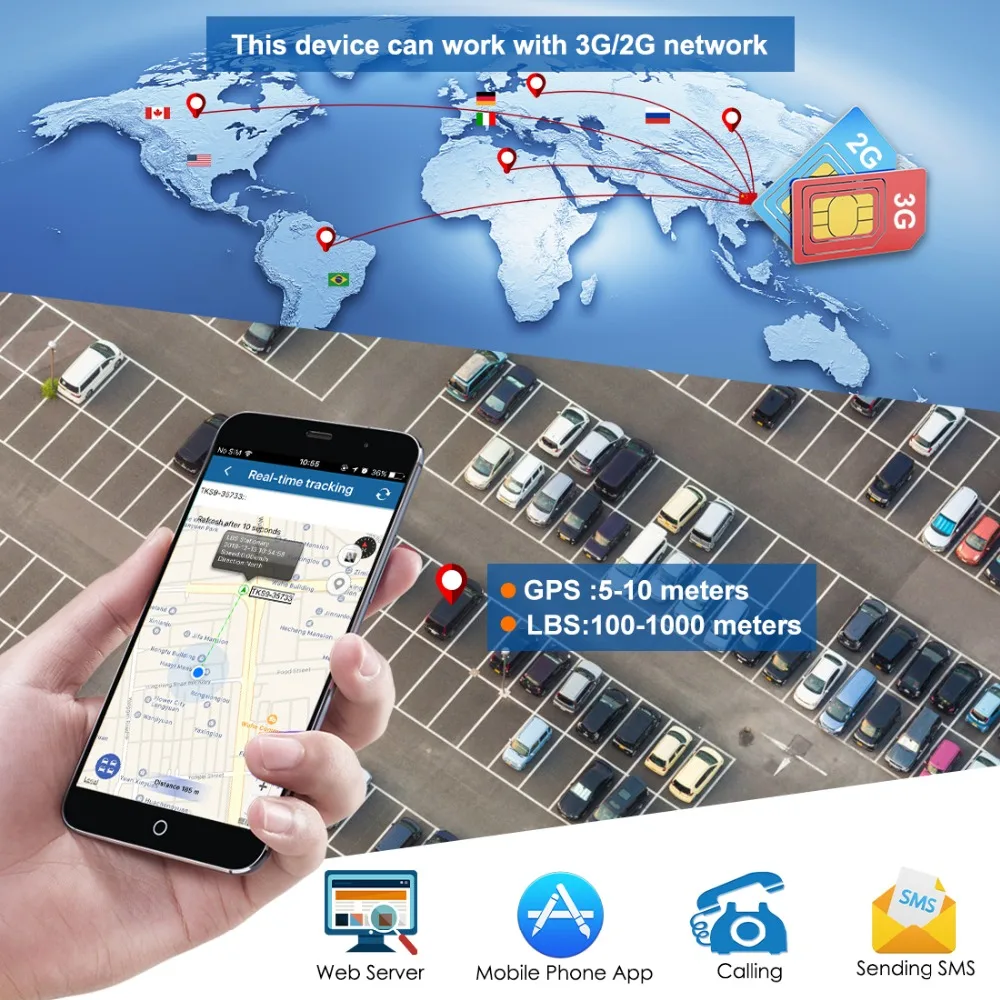 3g Глобальный gps трекер GOOGLE карта tk905-3g Магнитная установка голосовой монитор бесплатное приложение 5000 мАч gps отслеживающее устройство PK TK905