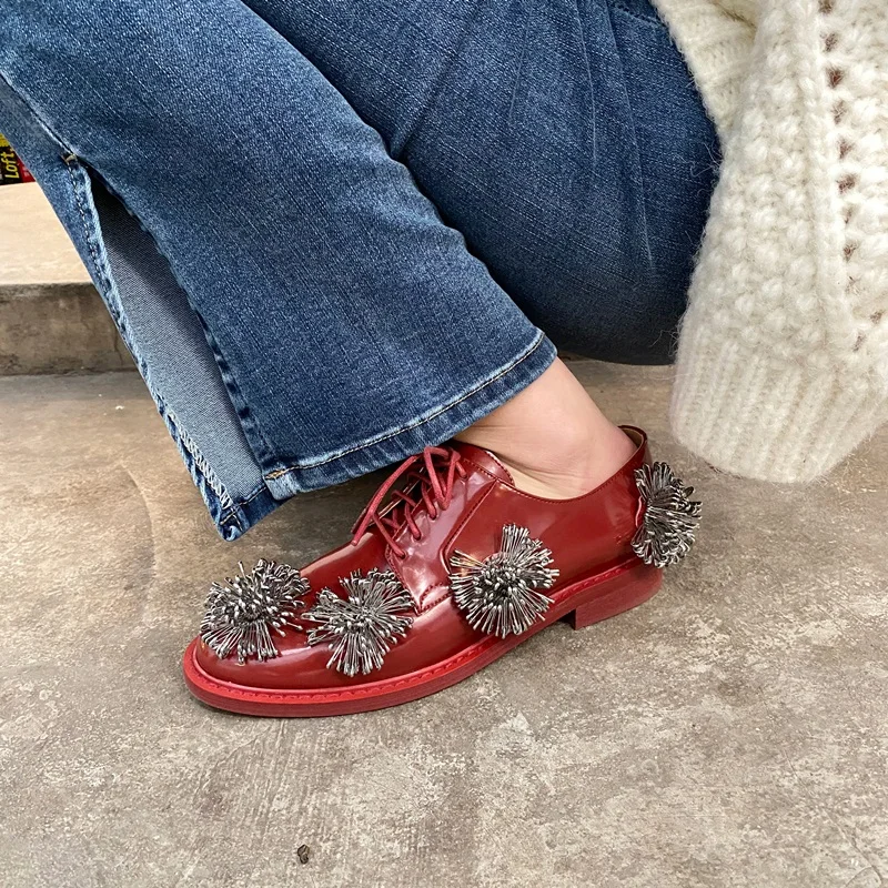 

Brand Genuine Leather Women Pumps New Spring Summer Black Low Heels Round Toe Platform Shoes Woman Casual Dress Pumps Shoes 40