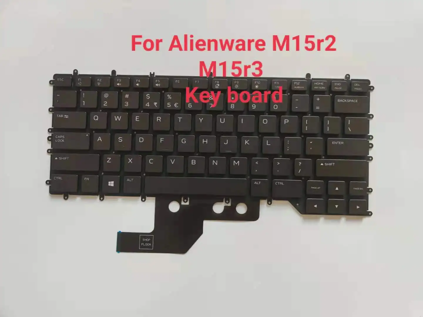 Barato Teclado RGB Para Portátil, Teclado Original Para DELL Alienware M15 R2 M15R3 P87F 0800DR 01JVRC