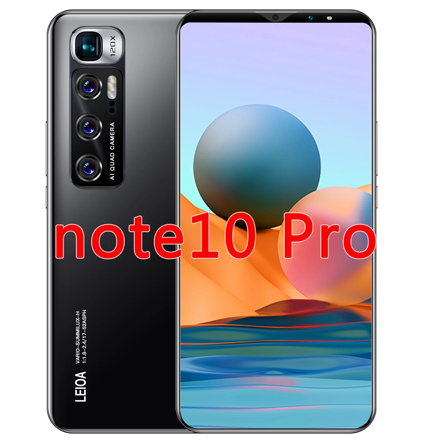 Teléfono Móvil note 10 Pro, Smartphone de 6,1 pulgadas, 5G, 6GB + 128GB, 4800mAh, desbloqueado,