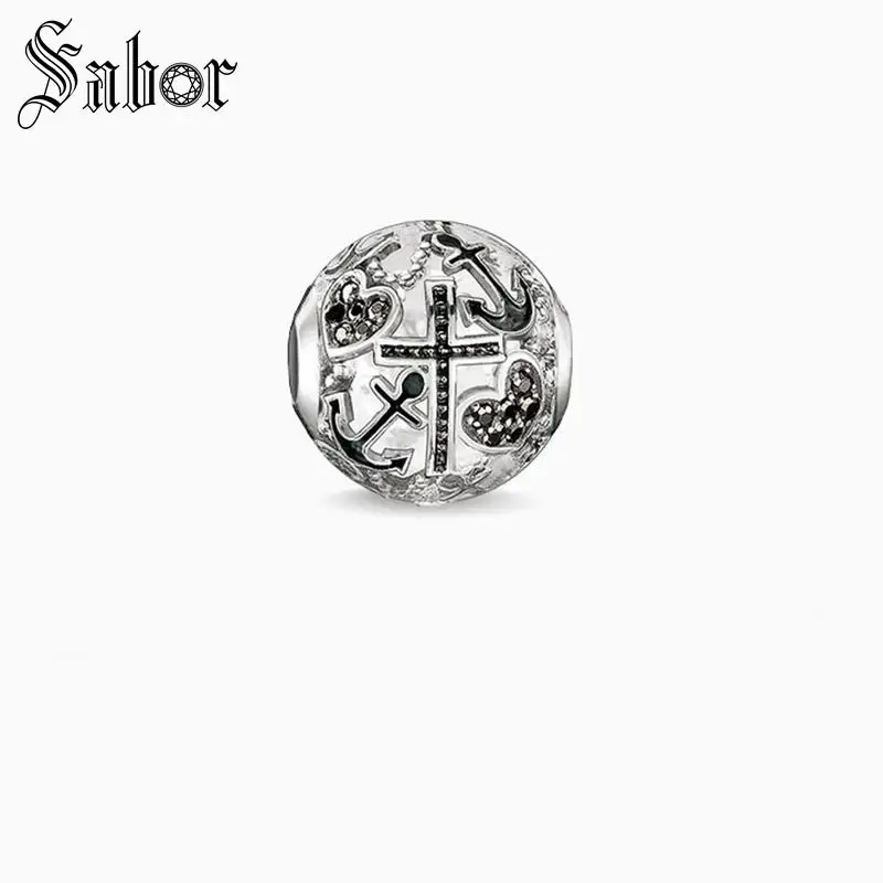 Посеребренные бусины Вера Любовь Надежда самая модная Карма для изготовления