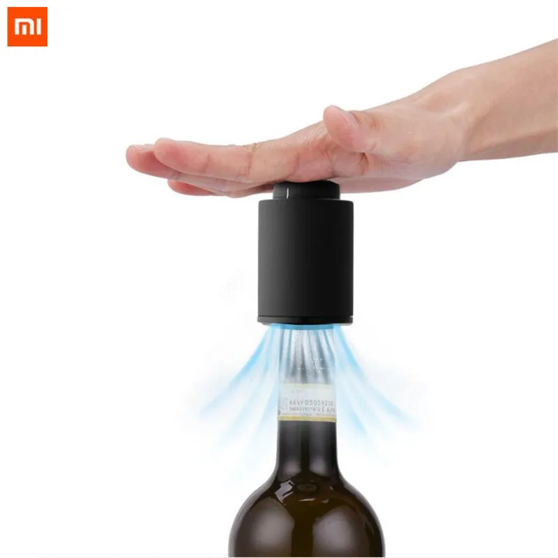 Оригинальный XIAOMI Mijia пластиковая вакуумная пробка для бутылки вина герметичная