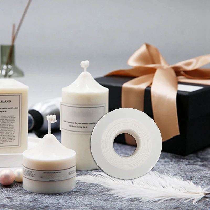 Фитиль свечи плоский фитиль Круглый лампы катушка 61 м для производства