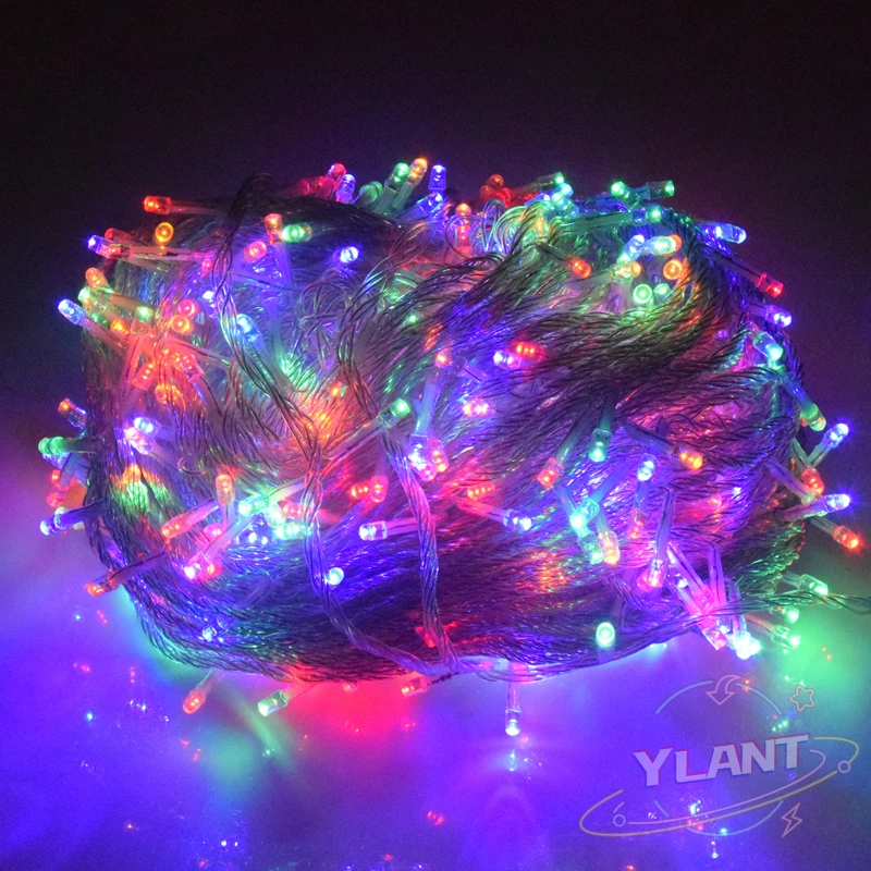 

Праздничные рождественские светодиодные гирлянды Ylant, уличная светодиодная гирлянда для украшения вечеринки, праздника, свадьбы, 100 м, 50 м, 30...
