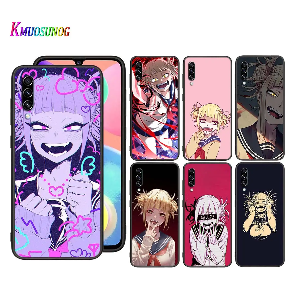 

Silicone Cover Anime Himiko Toga Boku for Samsung Galaxy A90 A80 A70S A70 A60 A50S A40 A30 A20E A20S A10S A10 Black Phone Case