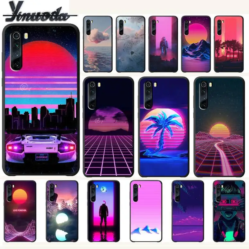 Vaporwave эстетический роскошный чехол для телефона чехлы Xiaomi Redmi 7 7A 8 Note 8t Pro Etui |