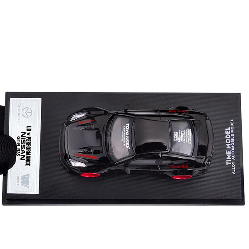 

Model Car 1/64 Pop Toys Time Model Car Nissa GTR R35 Special Version Alloy Collection