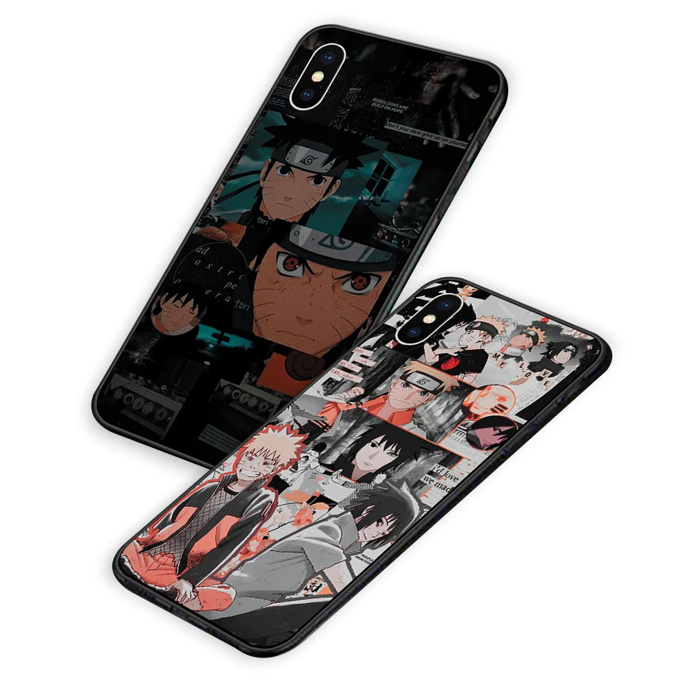 Чехол Наруто Какаши японского аниме для iphone 5 чехол задней панели 6 6S 7 8 X XS XR 11 Pro Max