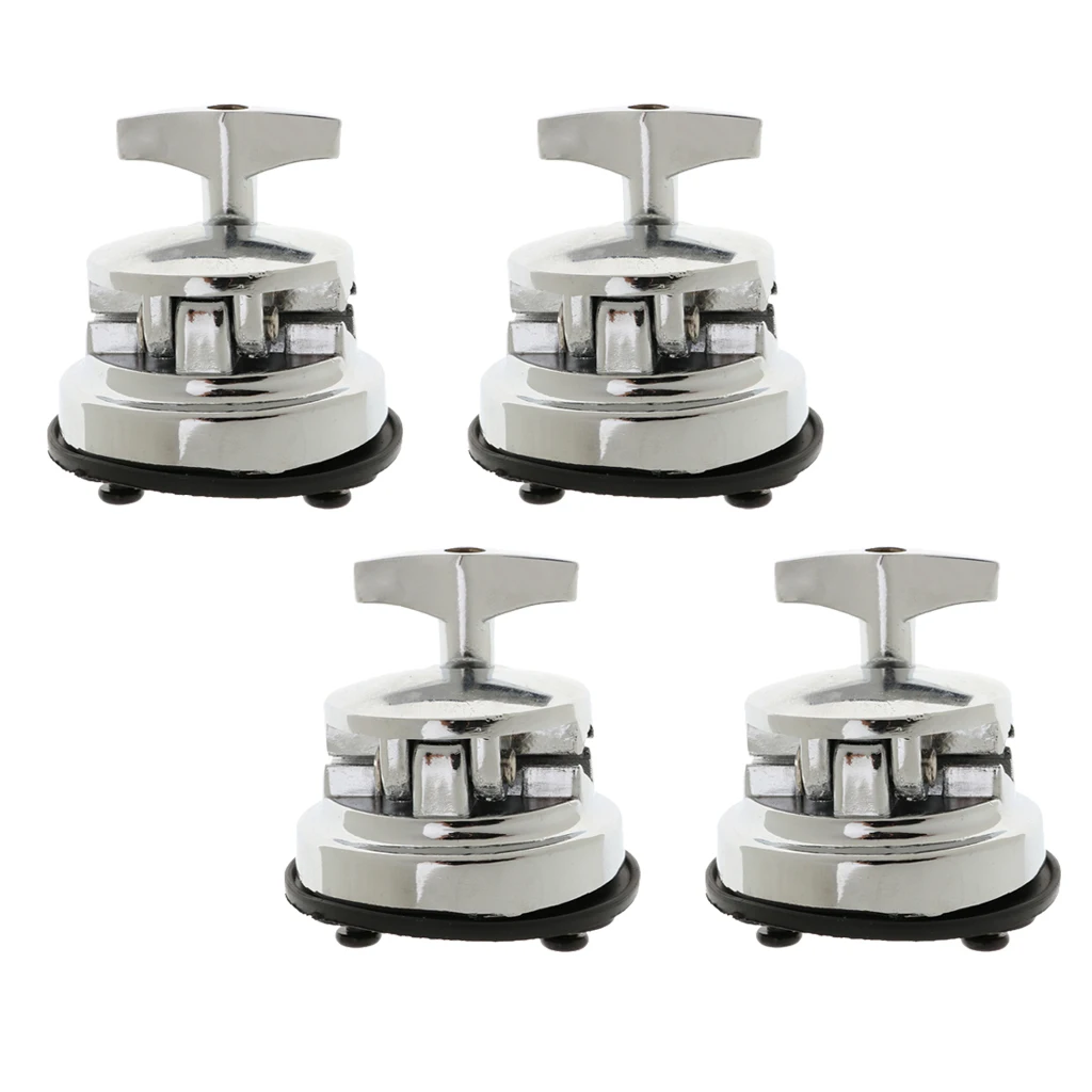 4x цинковый сплав держатель барабана опорная пластина барабан стойка зажим