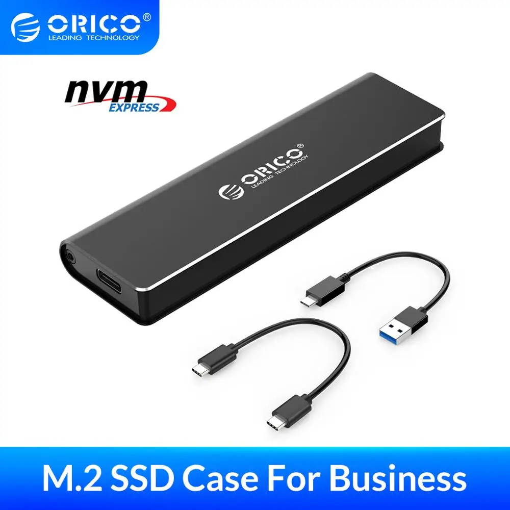 Корпус ORICO M.2 NVME SSD Type C USB 3 1 чехол с поддержкой 10 Гбит/с UASP корпус алюминиевый