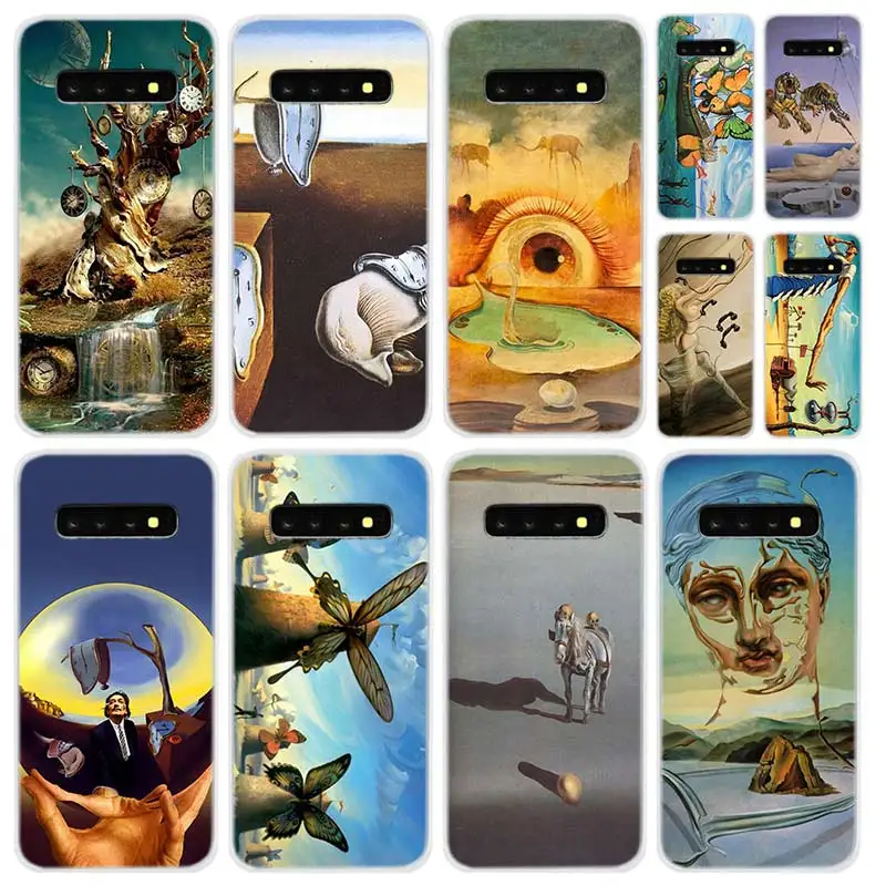 

Мягкий силиконовый чехол для Samsung Galaxy S21 S20 Uitra S10 Lite Ultra S9 S8 Plus S7edge S20fe 5G, чехол Сальвадора Дали