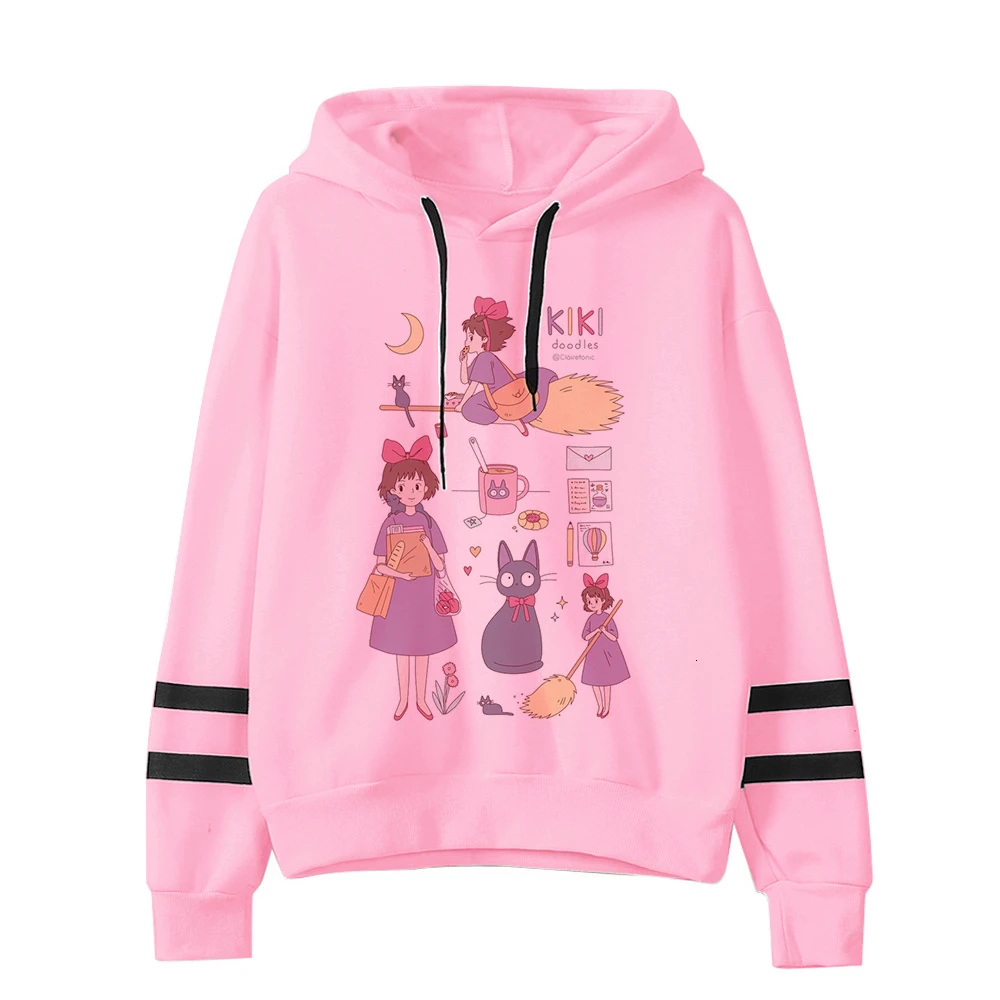 Женская толстовка с капюшоном в японском стиле Тоторо для студии Ghibli kawaii свитшот