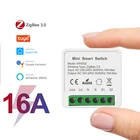 Умный модуль высветильник еля света Tuya ZigBee 3,0, автоматизация умного дома, выключатель сделай сам с поддержкой двухстороннего управления, работа с Alexa Google Home