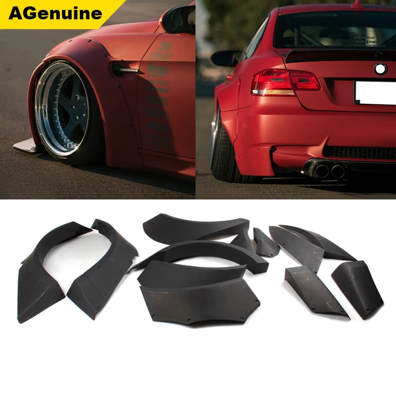 

Высококачественный Frp праймер LB стиль широкоугольный корпус арки колеса брызговик Flars Комплект кузова для BMW 3 серии E92 M3