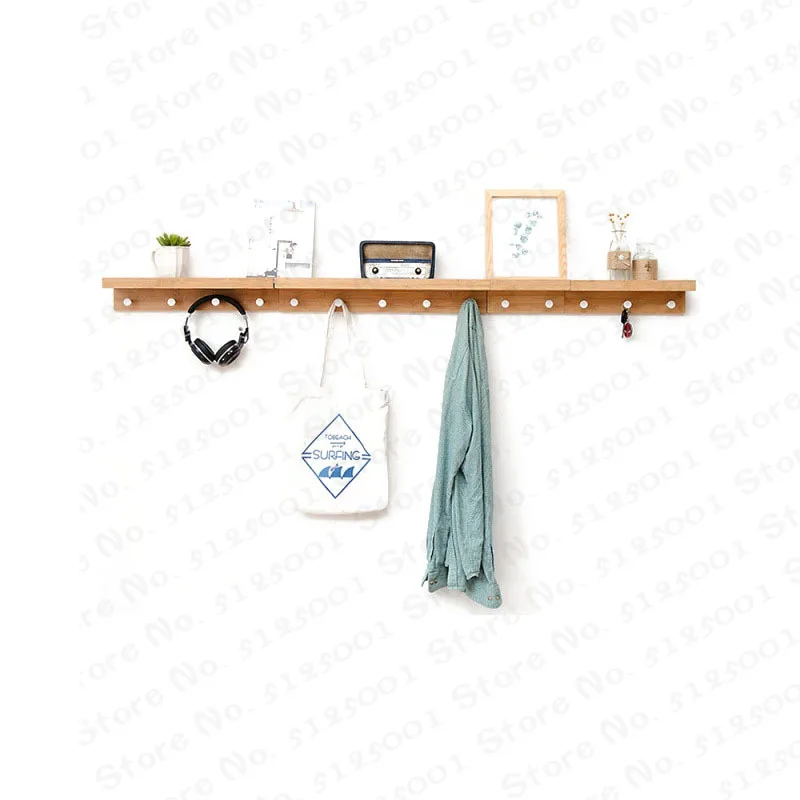 

Деревянная вешалка для одежды с крюком настенная вешалка стойка для одежды ключ стеллаж для хранения спальня ванная комната для украшения ...