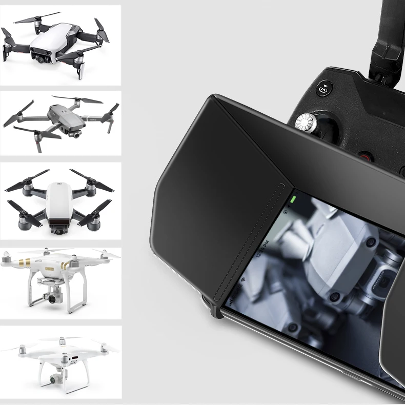 Телефон планшет солнцезащитный козырек для DJI Mavic Pro Mini Air Spark Phantom 4 3 Mavic 2 Zoom Дрон контроллер складной капюшон монитор покрытие