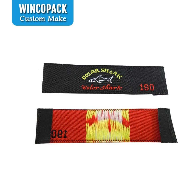 

Cheap Custom Woven Label Of Fire Resistant Label With Your Own Logo WL046