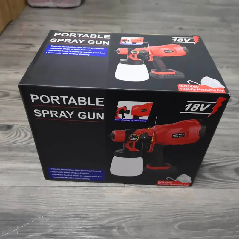 Kраскопульт Электрический пистолет распылитель большой емкости 18 в