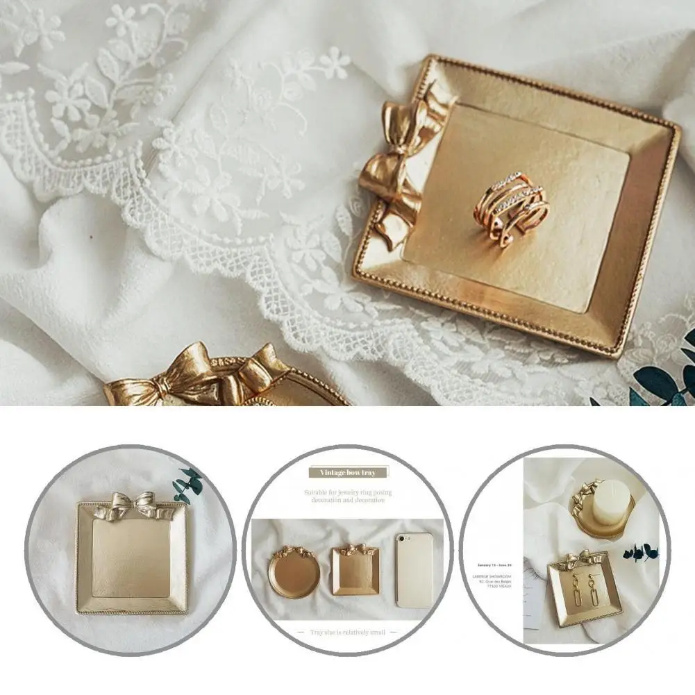 

DIY Nordic Style Multi-purpose Display Tray Resin Photo Props Dish Retro Wedding Decor