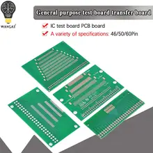 46Pin 50Pin 60Pin 2.0 0.4mm 0.5-1.0mm Pin Pitch TFT LCD SMD To DIP Adapter Board 2.54 pin space Pinboard Test Module FPC PCB