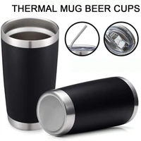 550ml coffee mug thermal cup classic stainless steelthermos for water bottle beer vacuum insulated leakproof with lids tumbler2