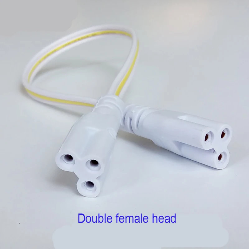 10 шт./лот Светодиодная трубка светильник подключенный кабель T4 T5 T8 светодиодный