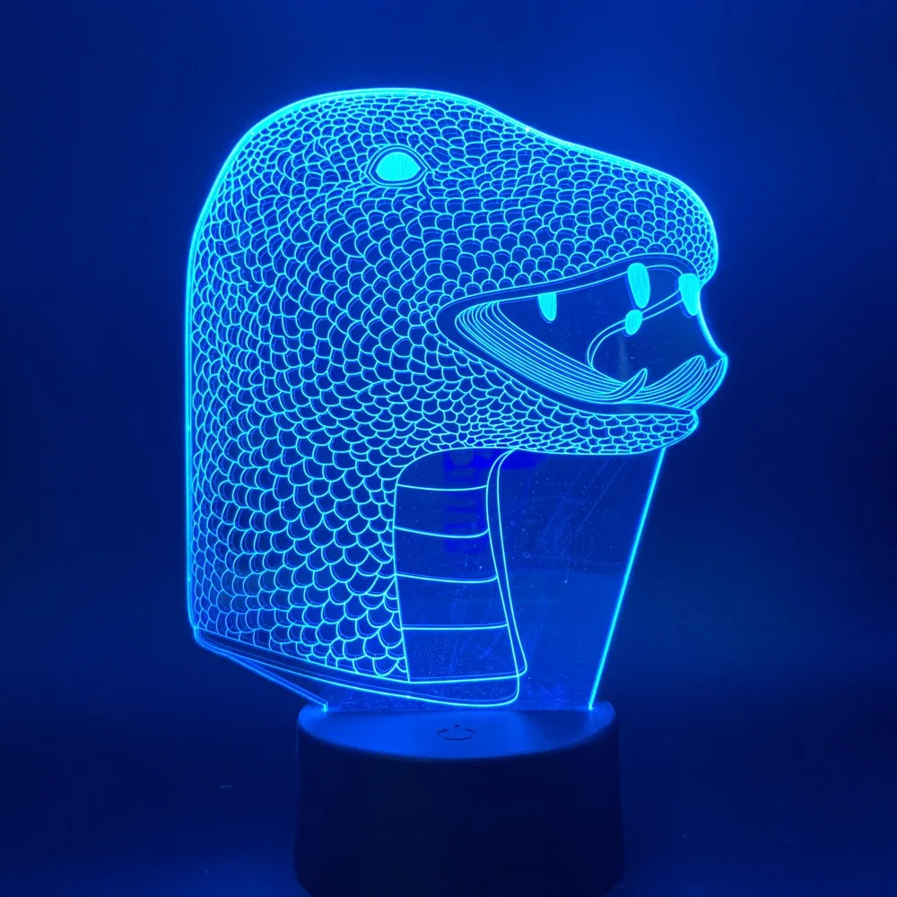 Светодиодный Ночной светильник в виде змеи для детей подарок на день рождения