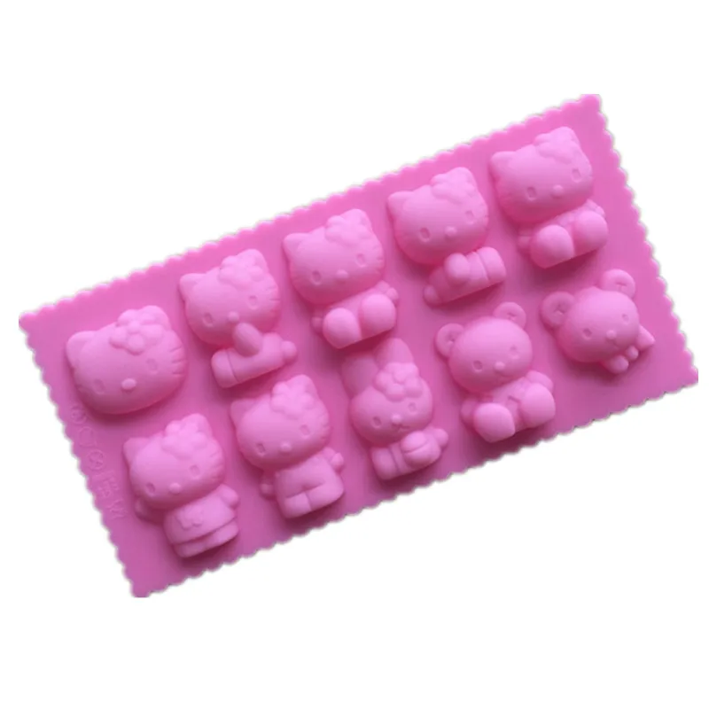 

6 cartoon car mold silicone mold DIY fondant chocolate cake mold kitchen accessories