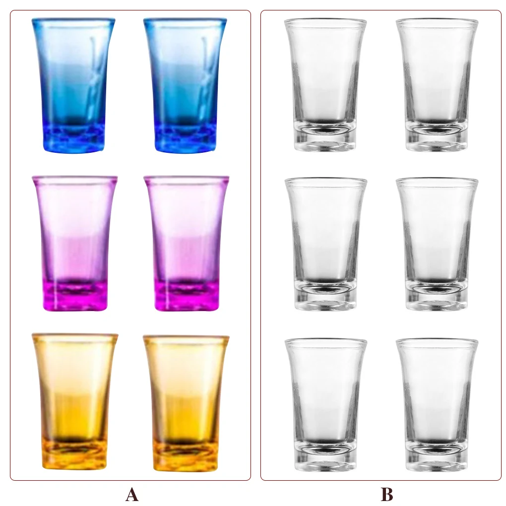 6 шт./набор пластиковые бокалы для водки х4 3 х3 1 см | Дом и сад